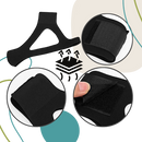 Dispositivo universal de ajuda ao sono anti-apneia do sono Seaan, mostrado na imagem com design compacto e ajuste seguro