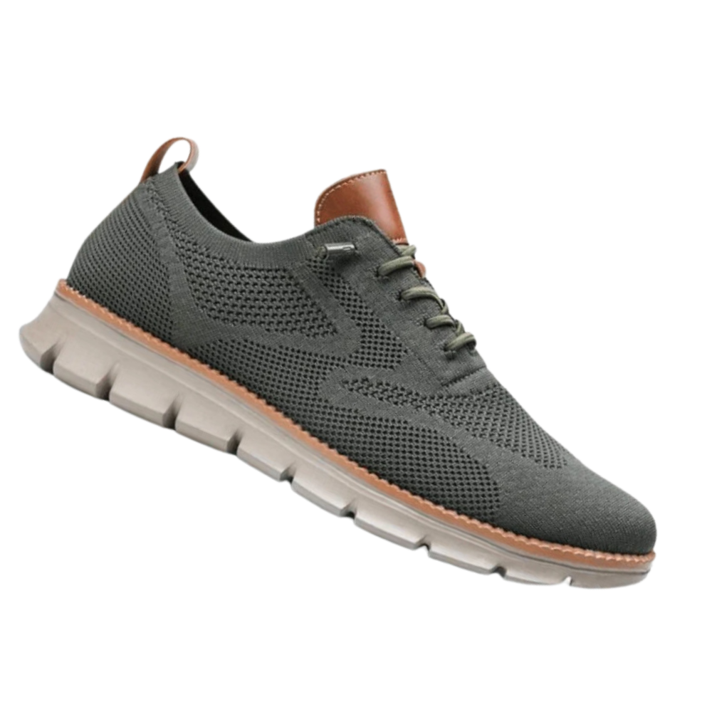 Sapatos ortopédicos respirantes Upioiwer na cor laranja, com suporte para a arco e design confortável para o dia a dia.