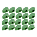 Conjunto de 20 clips adesivos em forma de folha para jardinagem, marca Urban Green Home, ideal para prender plantas e fios.