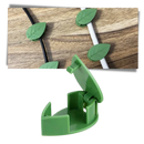 Conjunto de 20 clipes adesivos em forma de folha da Urban Green Home para jardinagem, fixação de plantas e cabos.