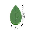 Lote com 20 clipes adesivos em forma de folha para jardinagem, marca Urban Green Home, em uso em plantas.