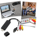 Adaptador USB 2.0 para captura de vídeo para TV, DVD, VHS e DVR, acessório de vídeo da Eastjing.