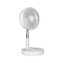 Ventilador portátil Ruhiku GW com carregamento USB, compacto e leve, ideal para refrigeração e circulação de ar.