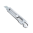 Cutter retrátil preto da Utility Knives, ferramenta de corte versátil com lâmina retrátil para diversas aplicações.