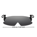 Óculos de sol clip-on da Opsales com lentes polarizadas e proteção UV, mostrados na imagem com design compacto e ajustável.