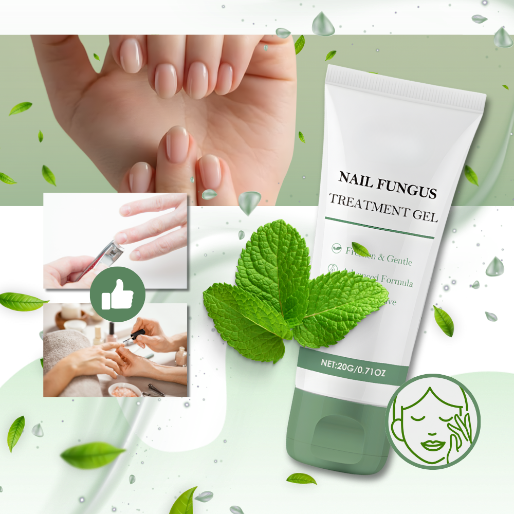 Gel fortificante e hidratante para unhas da Vakind, com textura transparente e embalagem elegante, indicado para fortalecer as unhas.
