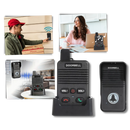 Sistema de sonnerie e interfone Valseel para portas, com emissor e receptor, comunicação avançada em quincailleria para portas
