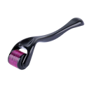 Rouleau dermique preto da Valy Layton para crescimento de cabelo e barba, ferramenta de cuidado capilar.