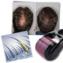 Rouleau dermique preto para crescimento de cabelo e barba, produto de cuidado capilar da marca Valy Layton, uso para estimular cabelos.