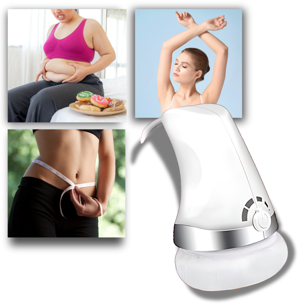 Masseur anti-cellulite Vanipuff de alta frequência para vibração, promovendo massagem e relaxamento corporal.