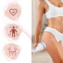 Masseur anti-cellulite Vanipuff com vibrações de alta frequência para massagem e relaxamento corporal.
