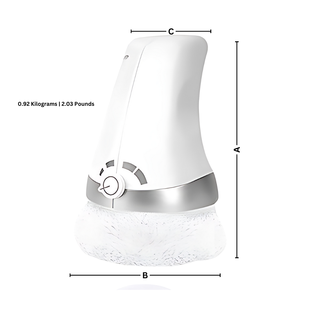 Massajador anti-cellulite Vanipuff com vibrações de alta frequência para massagem e relaxamento corporal.