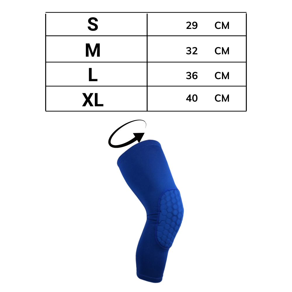 Joelheira anti-colisão Vbiger de material esportivo, preta, para proteção e suporte durante atividades físicas.