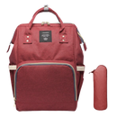 Mochila de maternidade Vbiger cinza, saco a dos espaçoso com alças ajustáveis e compartimentos práticos para gestantes.