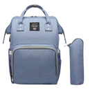 Mochila de maternidade cinza da Vbiger, saco a dos de maternidade com compartimentos espaçosos e alças ajustáveis.