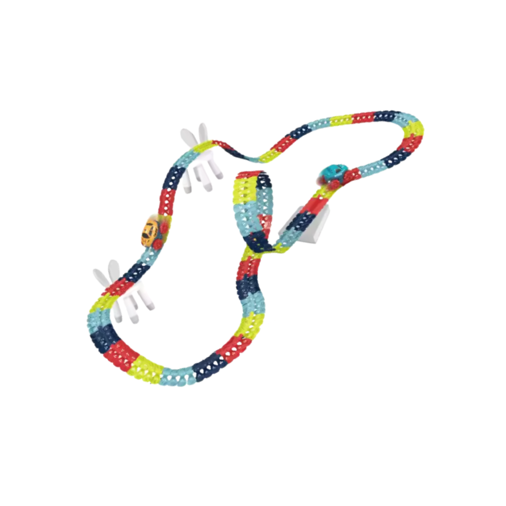 Véhicules de jeu Velocity Toys pour mini circuit de montagnes russes, 50 pièces, jouets éducatifs et divertissants.