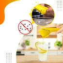 Presse-agrumes manual Cherry para suco de frutas cítricas, design versátil, fácil de usar, sem polpa, em eletrodoméstico de cozinha.