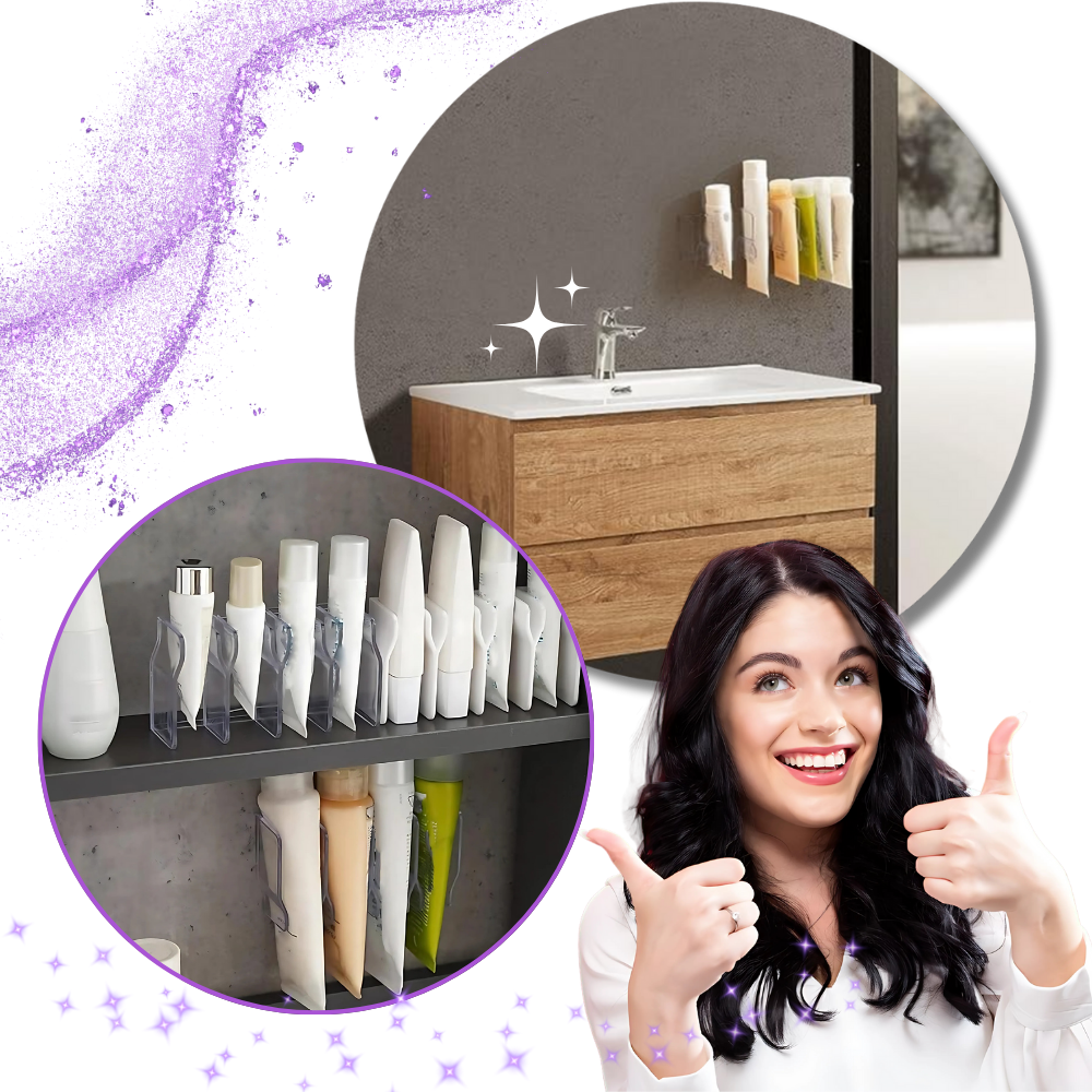 Suporte polyvalente Windc para cuidados da pele, porta-sabonetes com design organizado e prático para banheiro ou lavabo.