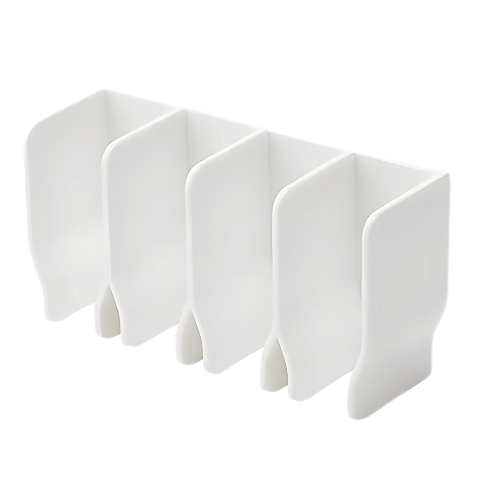 Suporte poliéster para cuidados da pele, porta-sabonete branco da marca Windc, com design versátil e prático.