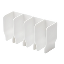 Suporte poliéster para cuidados da pele, porta-sabonete branco da marca Windc, com design versátil e prático.
