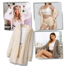 Conjunto de pijama curto e estiloso da Topmelon para dormir ou relaxar, com design versátil e confortável.