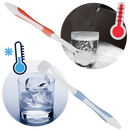 Escova de dentes azul de três faces da Viafly para cuidados bucais, adequada para adultos e crianças.