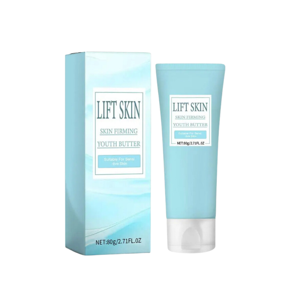 Creme raffermissante ultra hidratante da Viavioe, embalagem com textura de creme para cuidados da pele facial.
