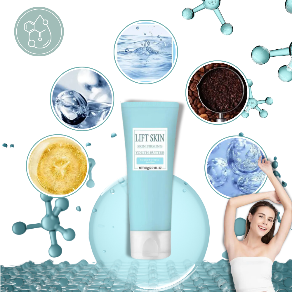 Creme raffermissante ultra hidratante da Viavioe, frasco com textura suave, ideal para pele firme e hidratada.