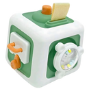 Cubos sensoriais de construção Keep, brinquedo 6 em 1 colorido e vibrante, ideal para estimular habilidades motoras e criatividade.