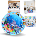 Tapete sensorial de água para animais de estimação Aruwei, com cores vibrantes e superfície interativa para diversão e estímulo.