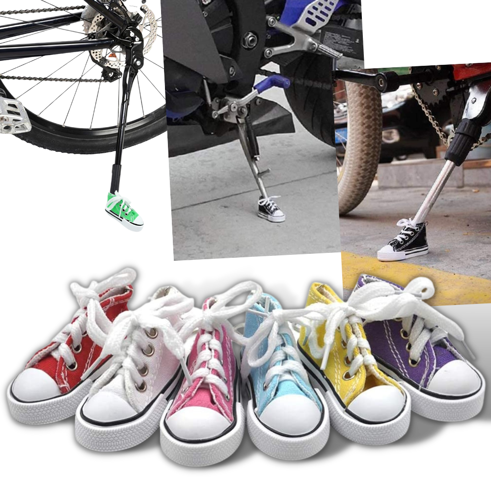 Mini sapatinho Vifucz para suporte de bicicleta, peça de reposição vermelha para suporte de veículos.