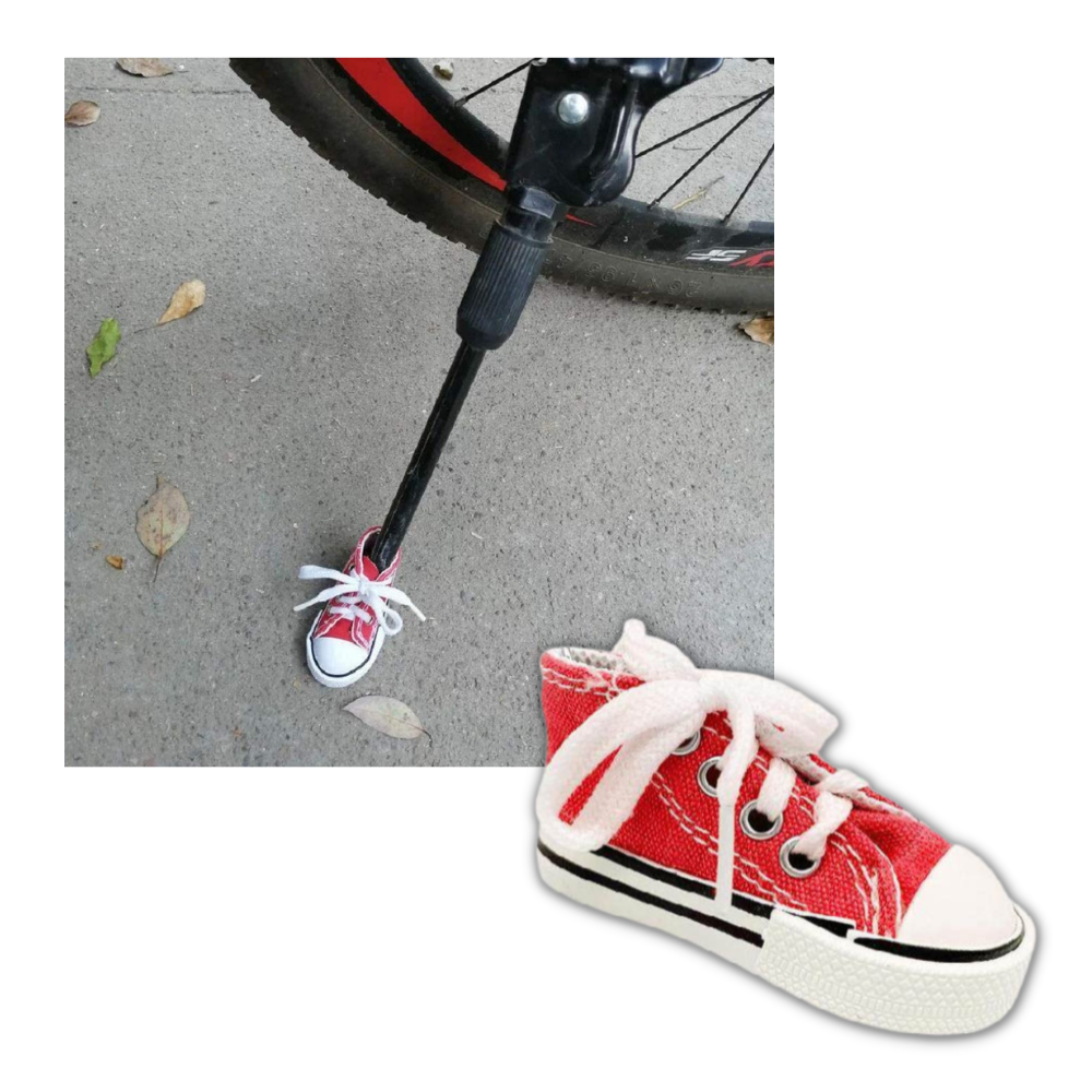 Mini sapato Vifucz para suporte de bicicleta, peça de reposição para veículos, componente vermelho para suporte de bike.