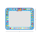 Tapis de gribouillage estimulante à l'eau da marca Vision, jogo de desenho com superfície colorida para brincadeiras criativas.