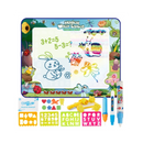 Tapis de gribouillage estimulante à água da marca Vision, com desenhos coloridos e espaço para desenhos com água.