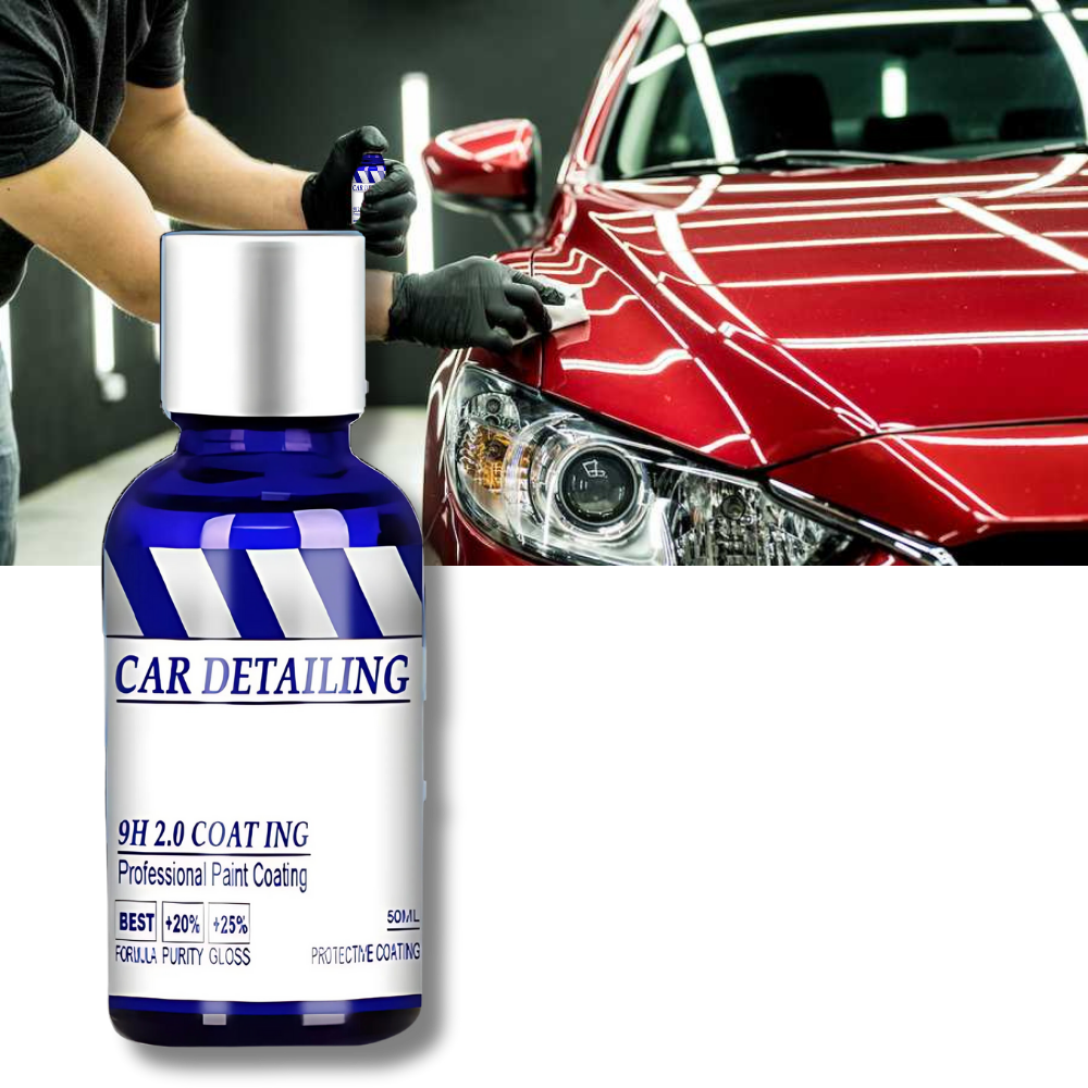 Revêtement nano-céramique hidrofóbico Vito para veículos, proteção e acabamento duradouro na superfície do carro.