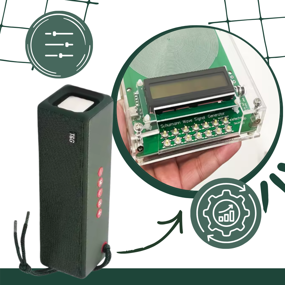 Gerador de ondas sonoras de alta frequência da marca Vito, instrumento musical para produção de sons variados.