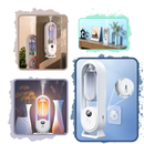 Diffuseur de aromas ultrassônico Viwoeim para perfumes de interior, com design elegante e difusor de óleos essenciais.