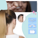 Conjunto de 2 patches invisíveis para correção de orelhas, produto de cuidado das orelhas da marca Vntub.
