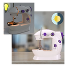 Máquina de costura elétrica portátil Vobor para artesanato e recreação, com design compacto e fácil de usar.