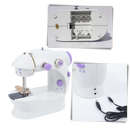 Máquina de costura elétrica portátil Vobor para artesanato, compacta e ideal para projetos de artesanato e costura criativa.