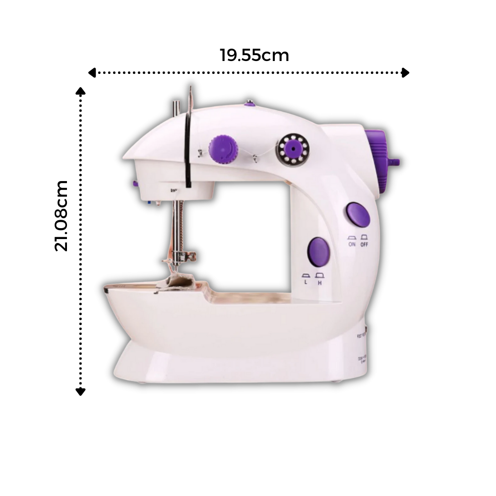 Máquina de costura elétrica portátil da Vobor para artesanato e projetos de costura criativa, compacta e fácil de usar.