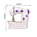 Máquina de costura elétrica portátil da Vobor para artesanato e projetos de costura criativa, compacta e fácil de usar.