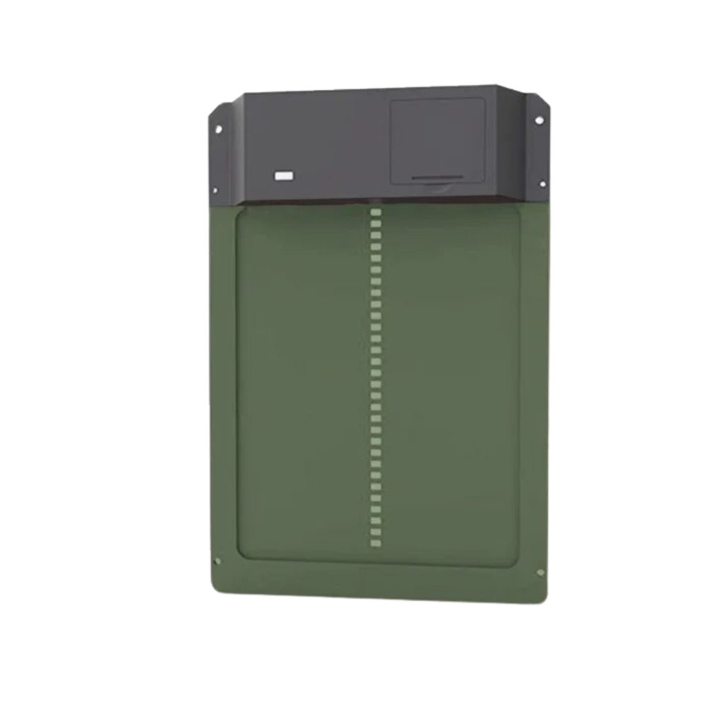 Porta automática Wacanda para poulailler de elevação, cor marrom, resistente e ideal para controle de acesso às aves.
