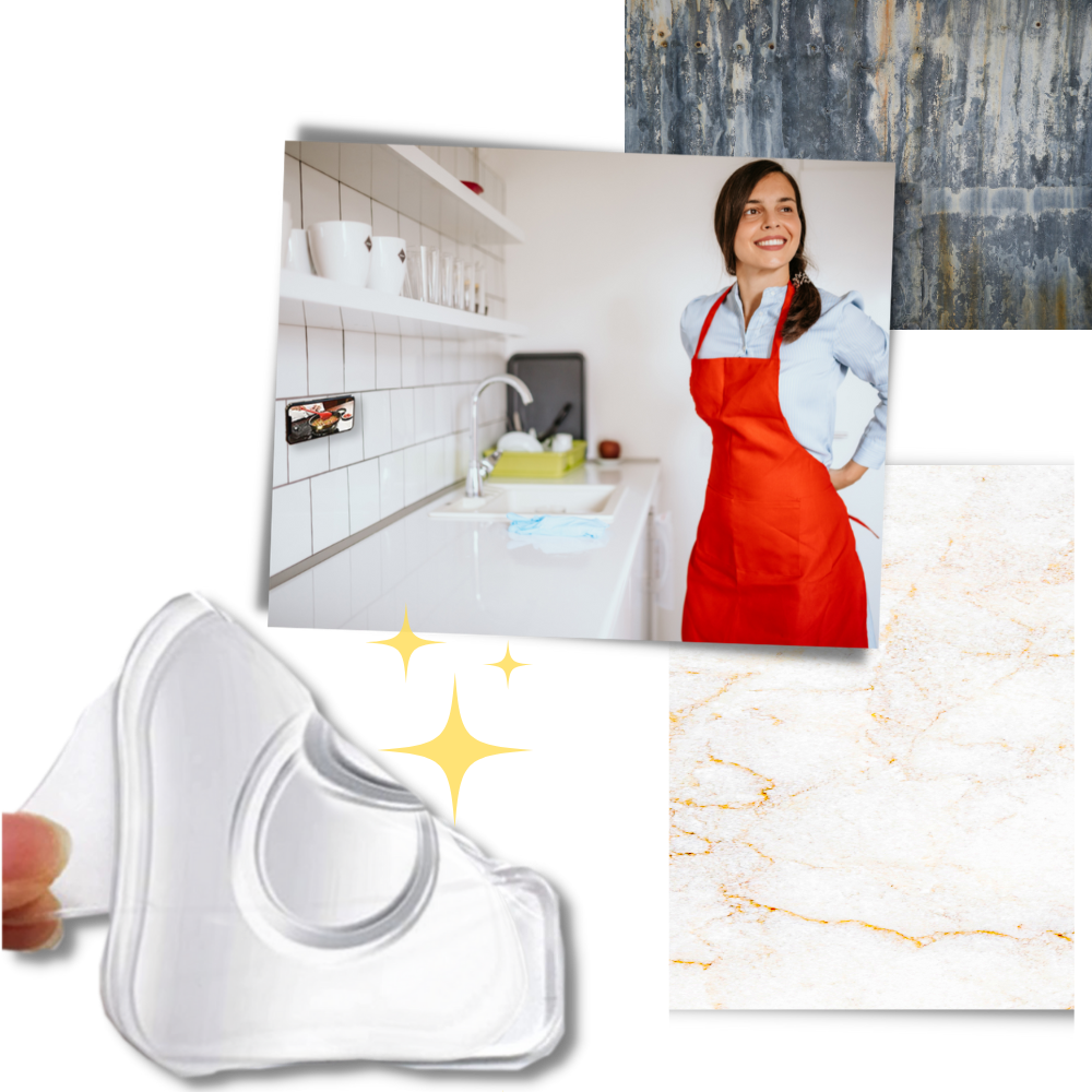 Adesivos decorativos para telefone Dolaer, adesivos de parede nano mágica, sem resíduos para fixar telefones ou objetos.