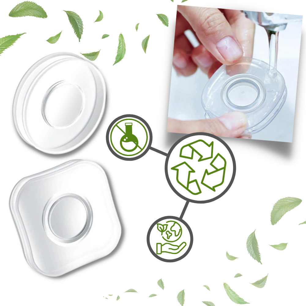 Adesivos de parede reutilizáveis para telefone da Dolaer, com adesivos mágicos nanométricos para fixação fácil em superfícies.