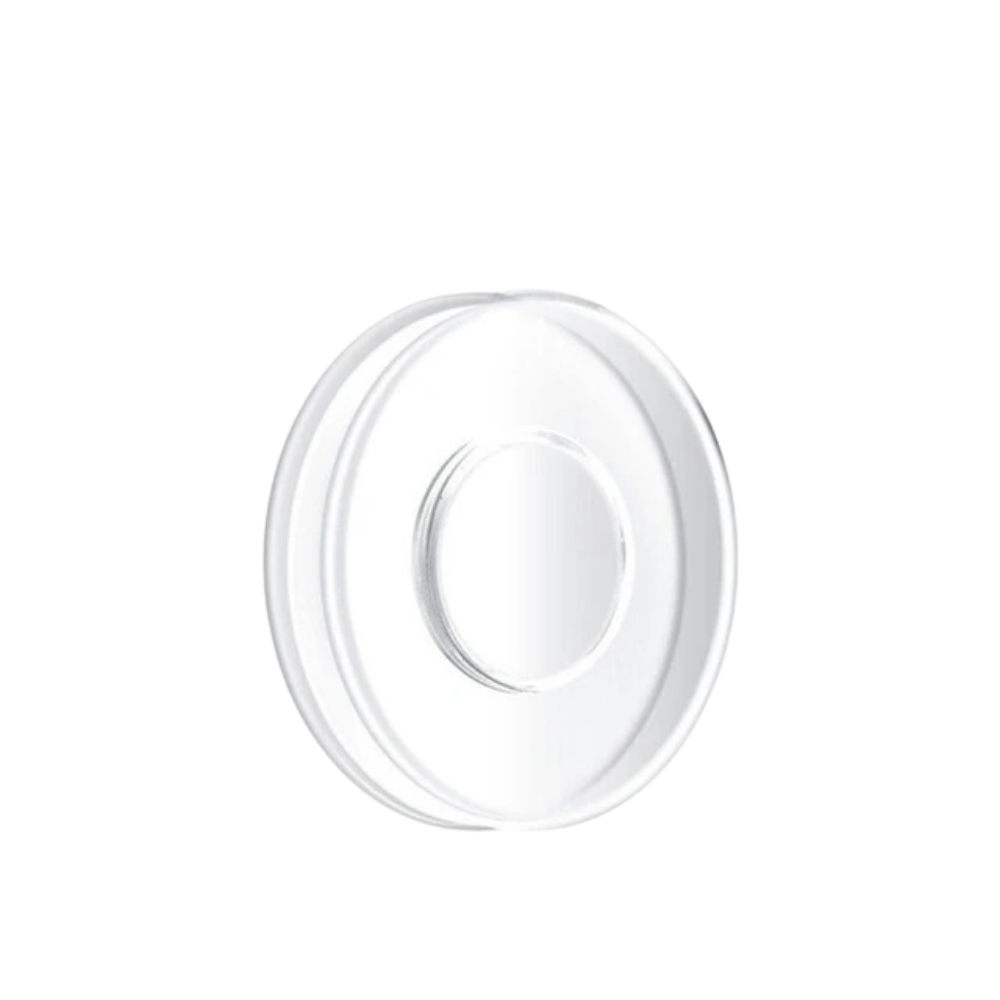 Adesivos de parede transparentes para telefone da marca Dolaer, com design redondo e efeito de fixação mágica.