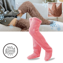 Meias longas e felpudas da marca Segolike, confortáveis e aquecedoras, ideais para manter os pés quentinhos.