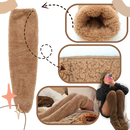 Meias longas e felpudas da marca Segolike, aquecimento, macias e antiderrapantes, ideal para conforto nos pés.