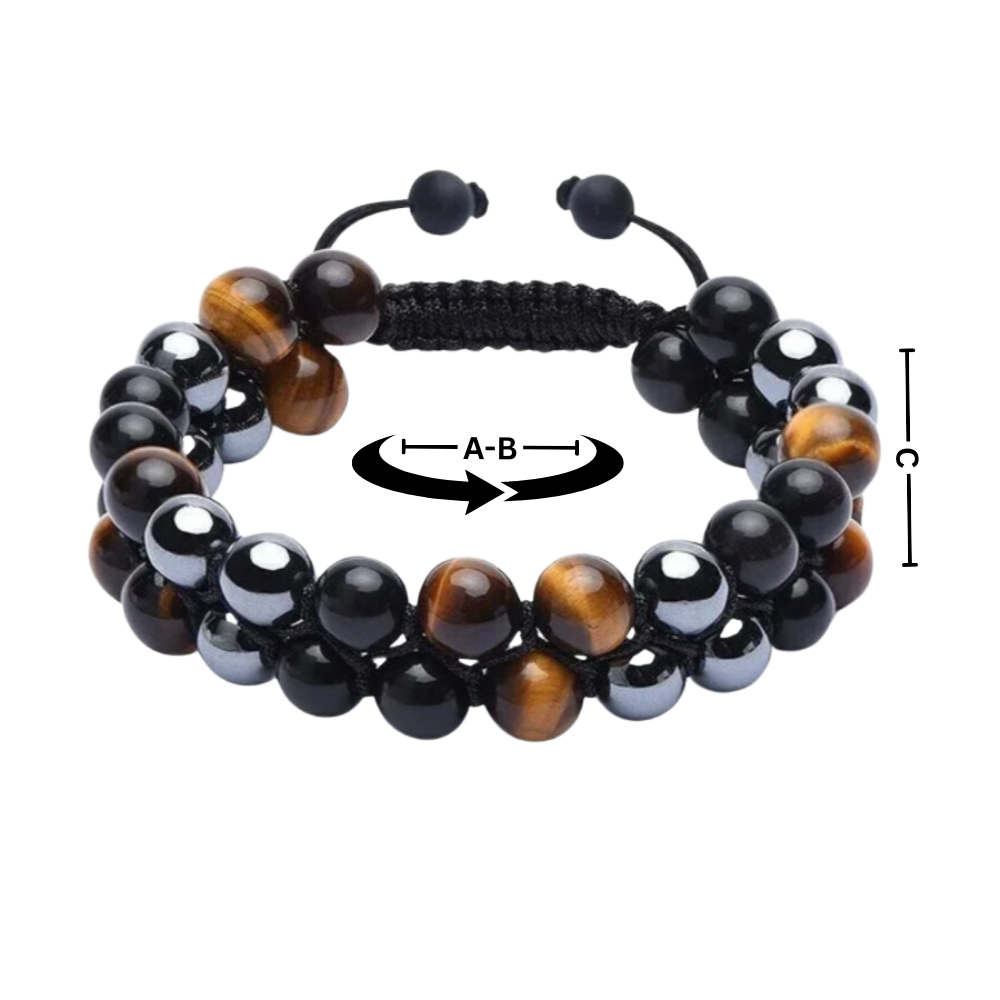 Pulseira de proteção resistente à água da marca ShiNaiOu Keji, feita de materiais duráveis e ideal para uso diário.