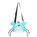 Sac de plage imperméável para crianças em forma de caranguejo azul, brinquedo de areia e praia Hesroicy.